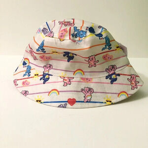 Care Bears Unlock The Magic Bucket Hat Kids  Size 4-6X